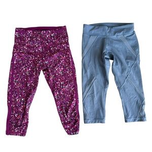 Lululemon Bundle! Two Pair Leggings. One Real Quick Crop